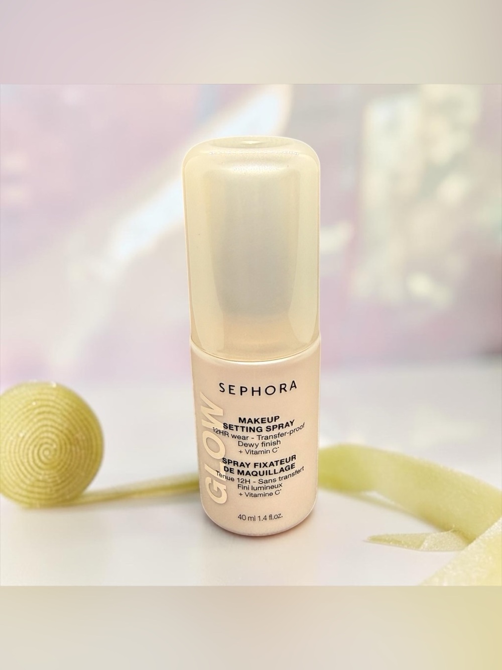 💋SEPHORA COLLECTION💋Glow 12HR Wear Transferproof Makeup Setting Spray/NIP